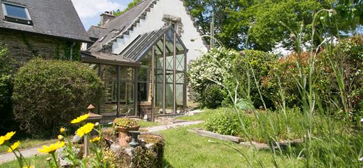 Jardin maison d'hôtes les "Dames de Nage" à Grand-champ